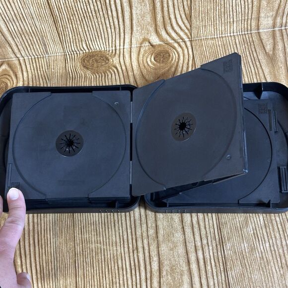 Laserline CD DVD Game Hard Flip Case Holds 12 Discs Gaming Holder PS5‎ Xbox Case - Picture 7 of 10